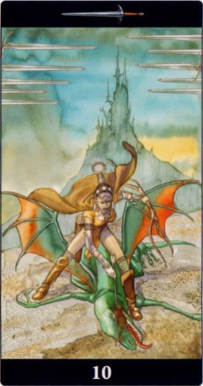 Ten of Swords — Tarot of the Dream Enchantress