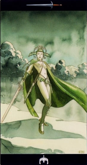 Page of Swords — Tarot of the Dream Enchantress