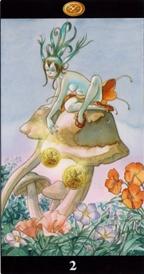 Two of Pentacles — Tarot of the Dream Enchantress