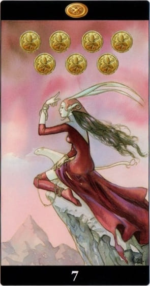 Seven of Pentacles — Tarot of the Dream Enchantress
