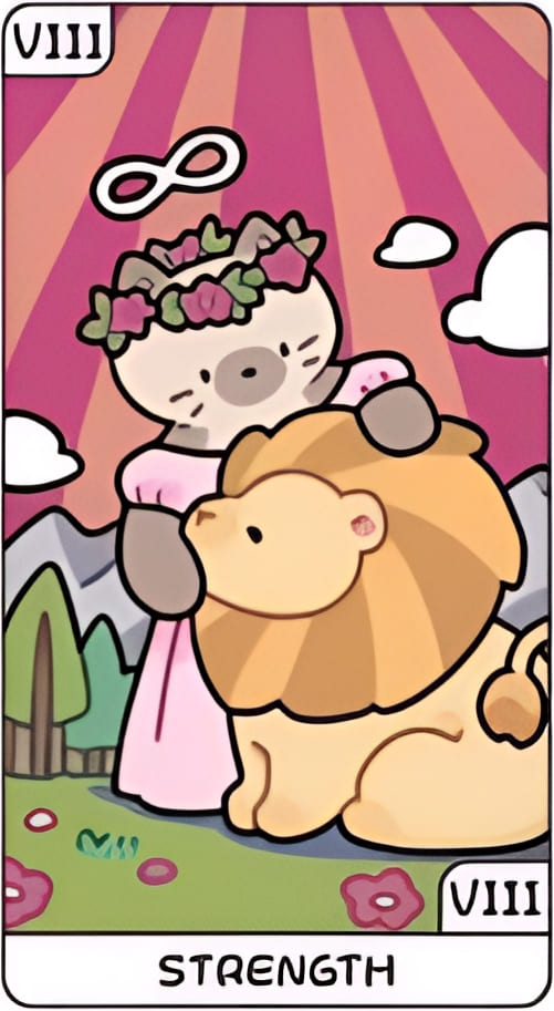 La Fuerza — YOLO Tarot