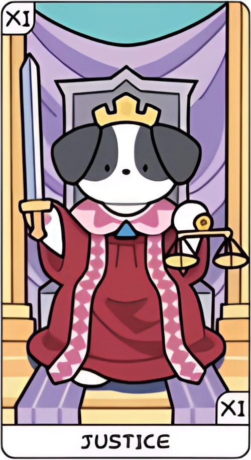 Justice — YOLO Tarot