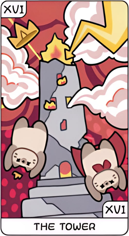 The Tower — YOLO Tarot