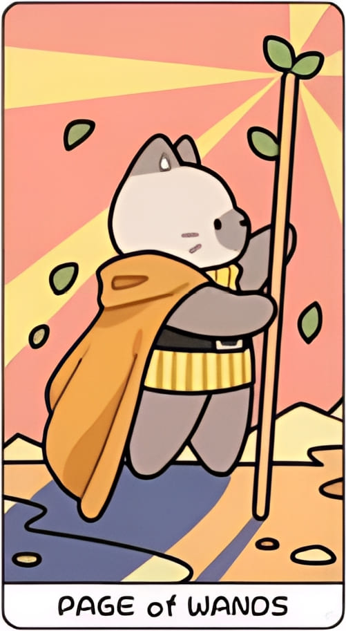 Page of Wands — YOLO Tarot