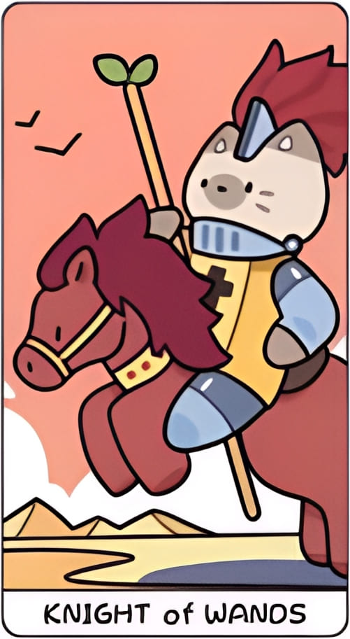 Knight of Wands — YOLO Tarot