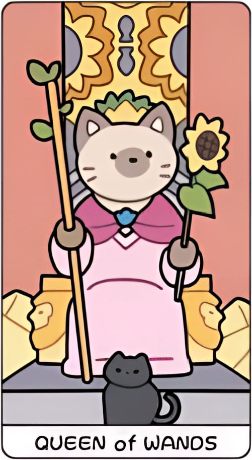 Queen of Wands — YOLO Tarot