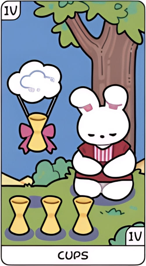 Four of Cups — YOLO Tarot