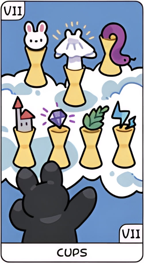 Seven of Cups — YOLO Tarot