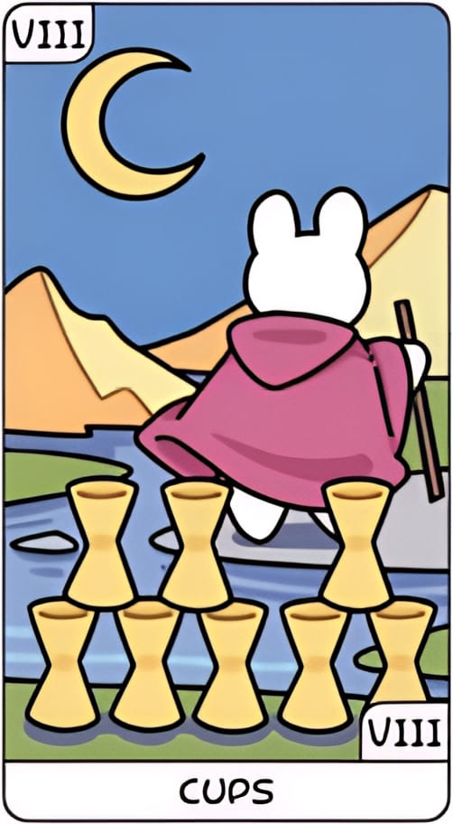 Eight of Cups — YOLO Tarot