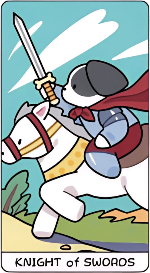 Knight of Swords — YOLO Tarot