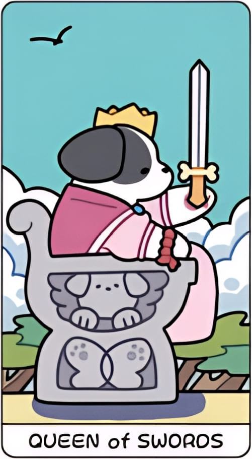 Queen of Swords — YOLO Tarot