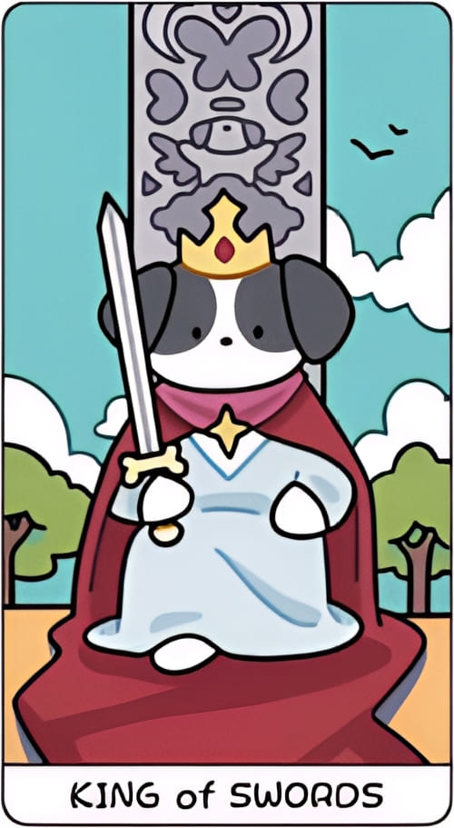 King of Swords — YOLO Tarot