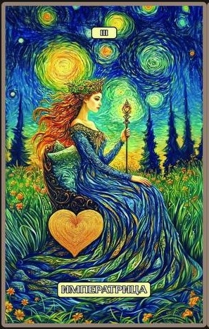 The Empress — Swirls of Light Tarot