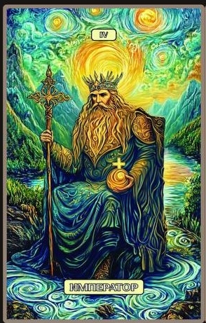 The Emperor — Swirls of Light Tarot