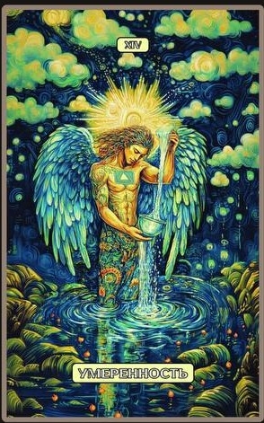 Temperance — Swirls of Light Tarot