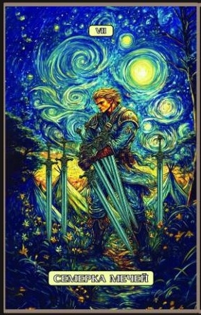 Seven of Swords — Swirls of Light Tarot
