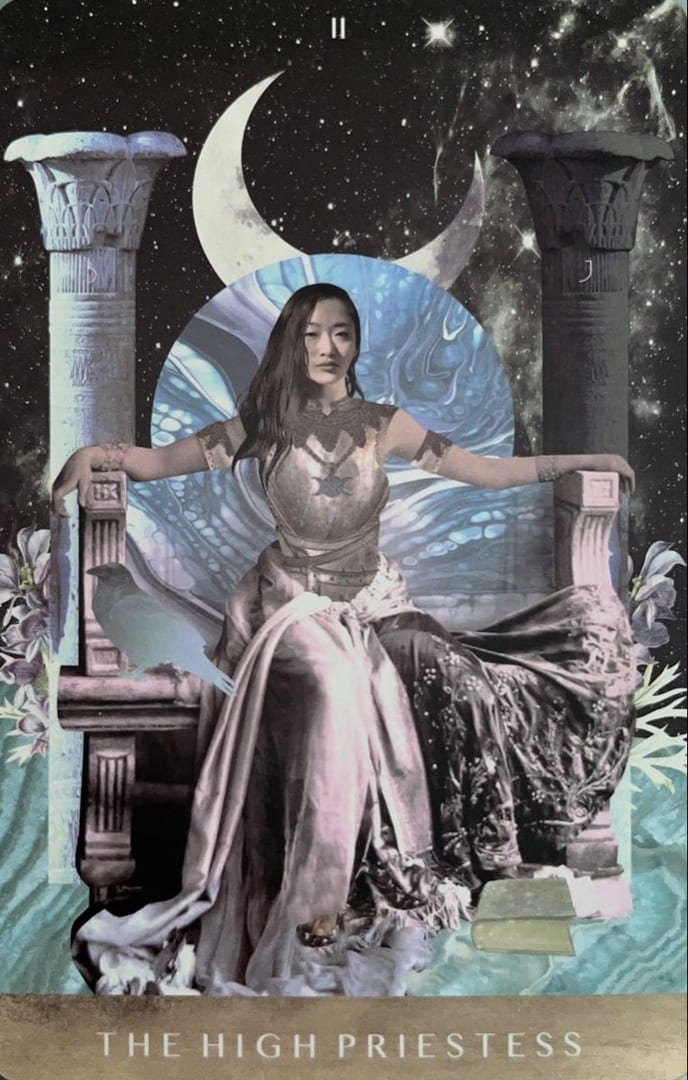 The High Priestess — The Moonchild Tarot