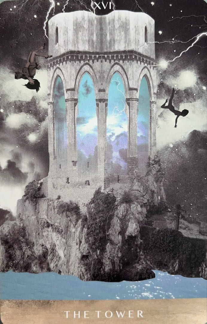 The Tower — The Moonchild Tarot