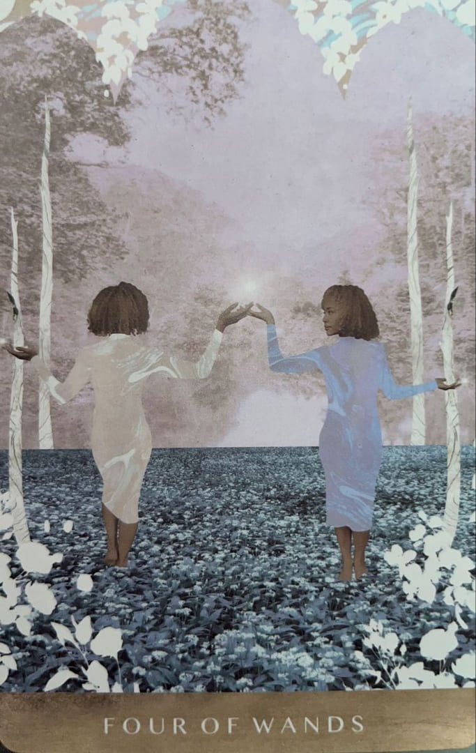 Four of Wands — The Moonchild Tarot