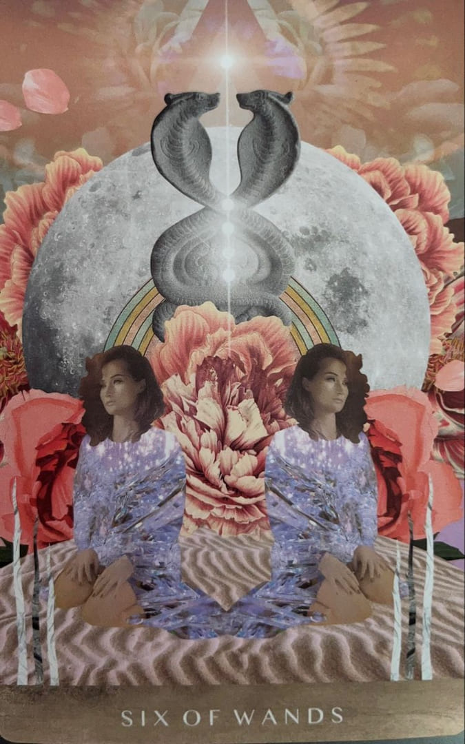 Six of Wands — The Moonchild Tarot