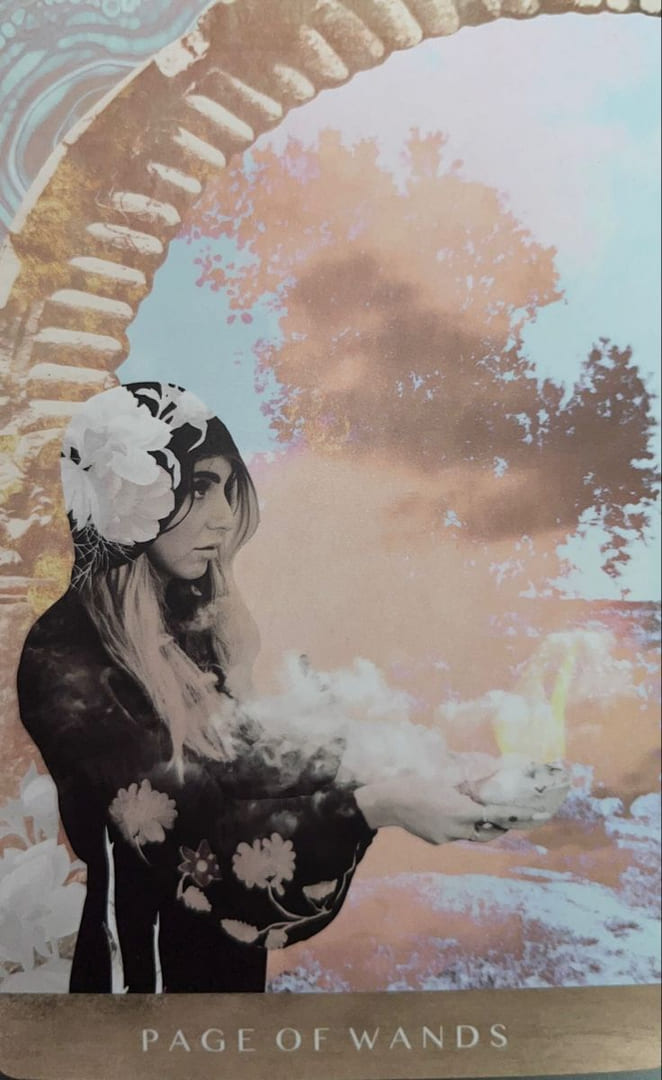 Page of Wands — The Moonchild Tarot