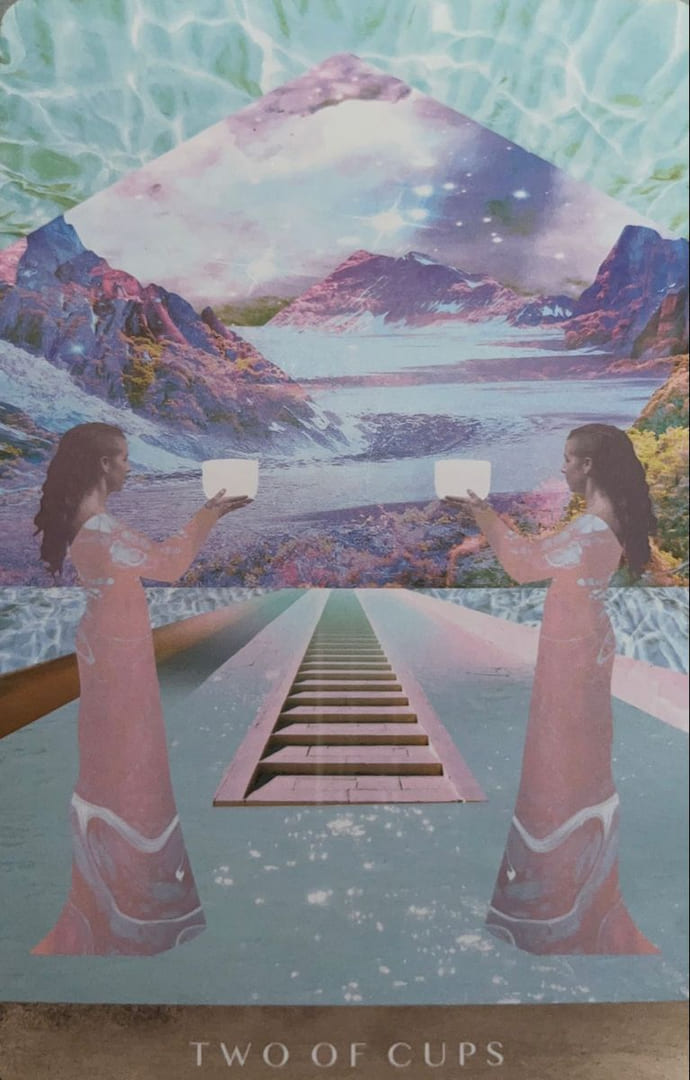 Two of Cups — The Moonchild Tarot