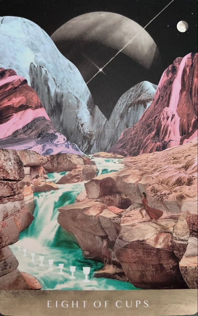 Ocho de Copas — The Moonchild Tarot