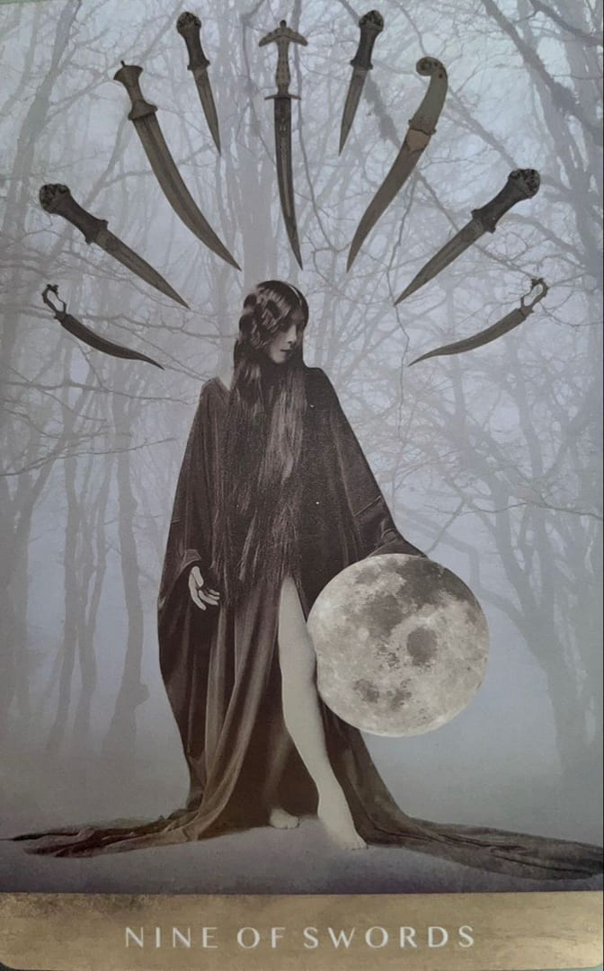 Nine of Swords — The Moonchild Tarot