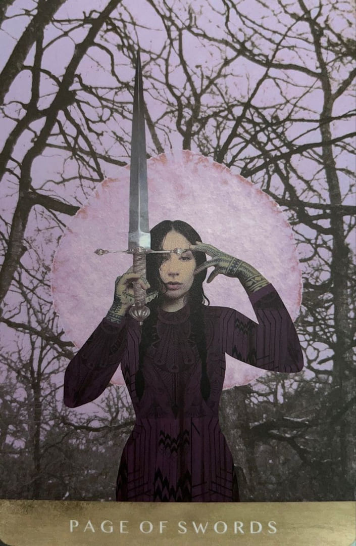 Page of Swords — The Moonchild Tarot