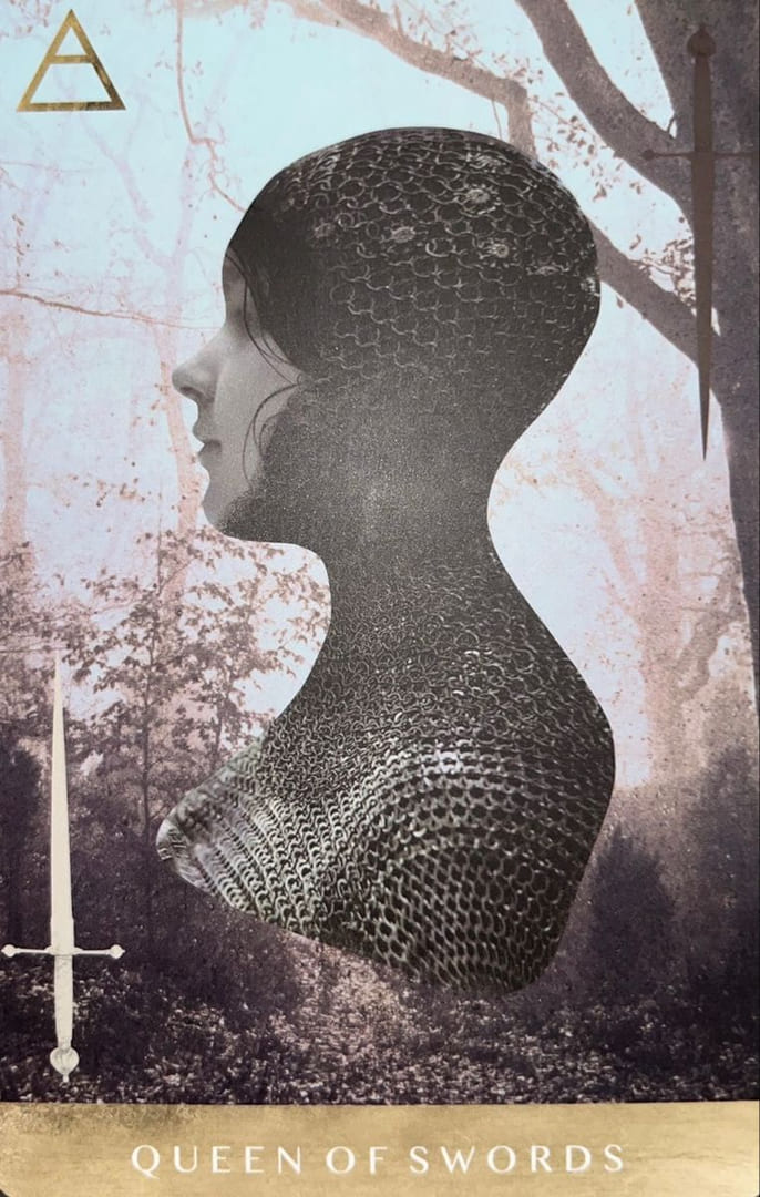 Queen of Swords — The Moonchild Tarot