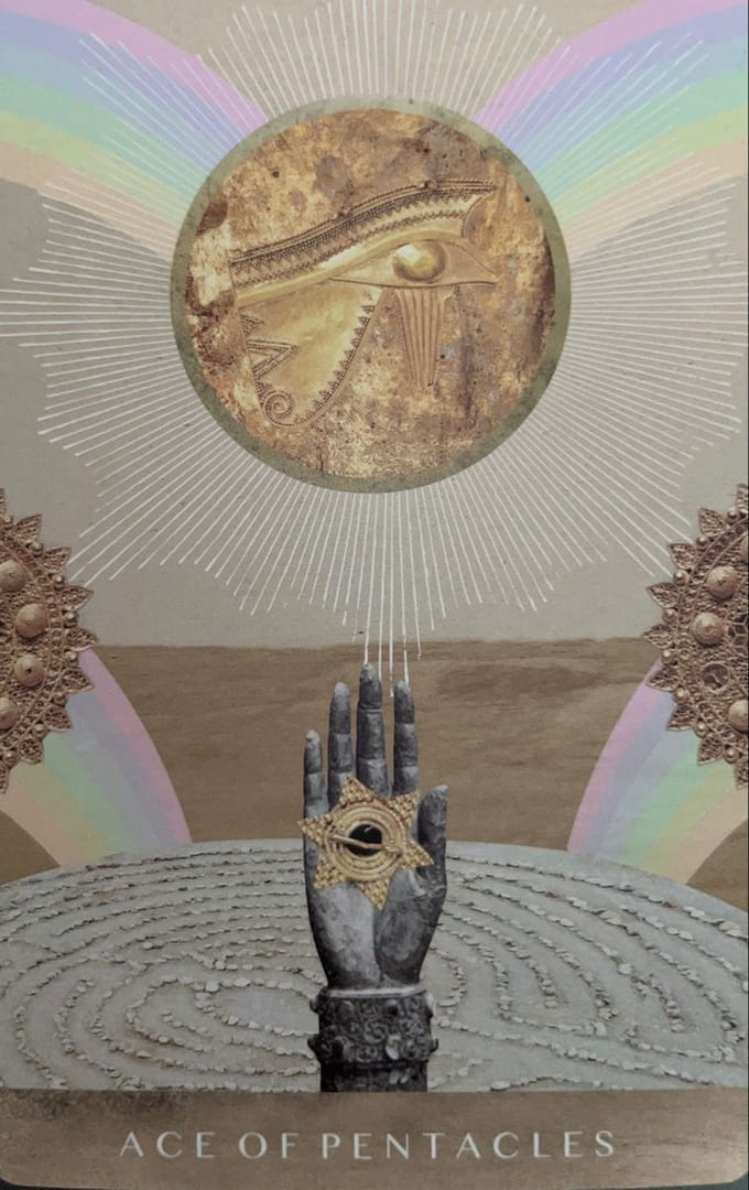 As de Oros — The Moonchild Tarot