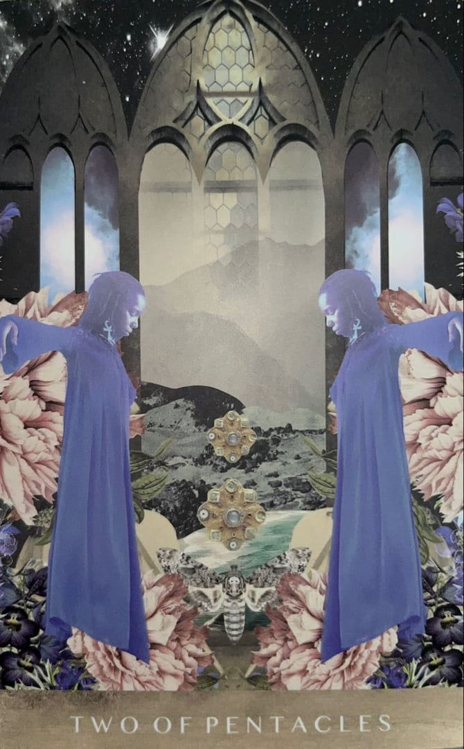 Two of Pentacles — The Moonchild Tarot