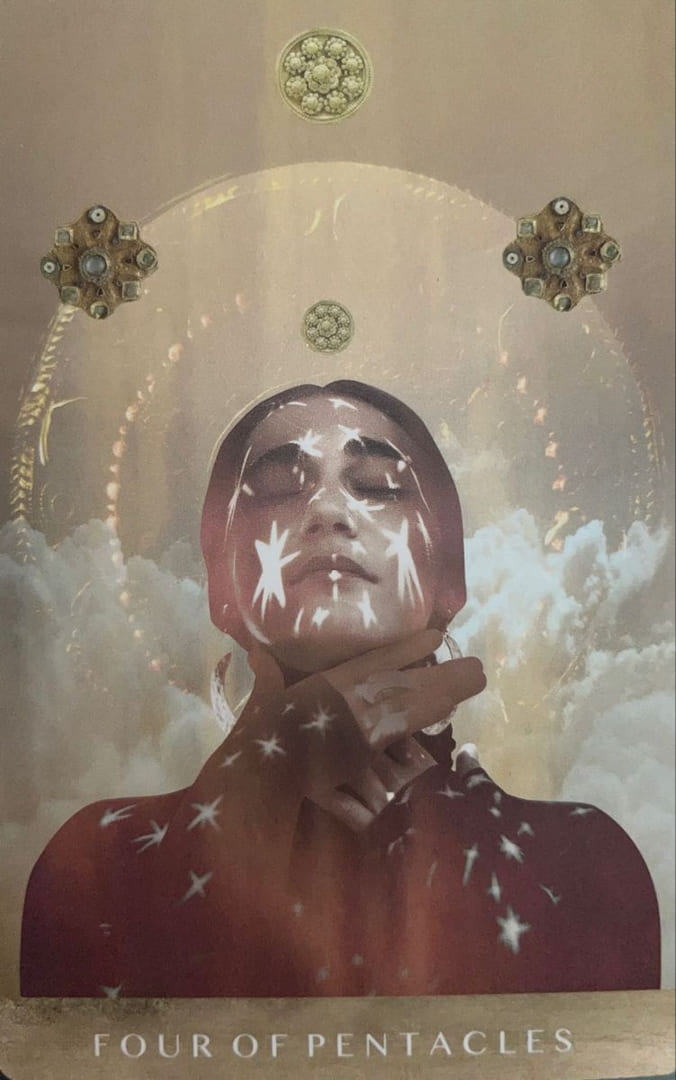 Four of Pentacles — The Moonchild Tarot