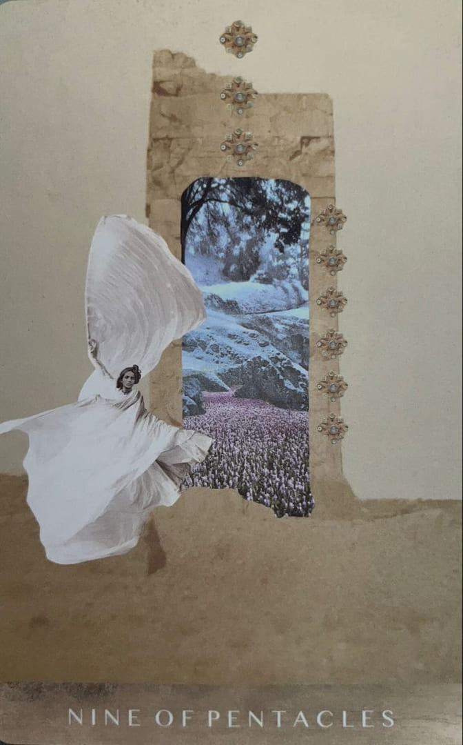 Nine of Pentacles — The Moonchild Tarot