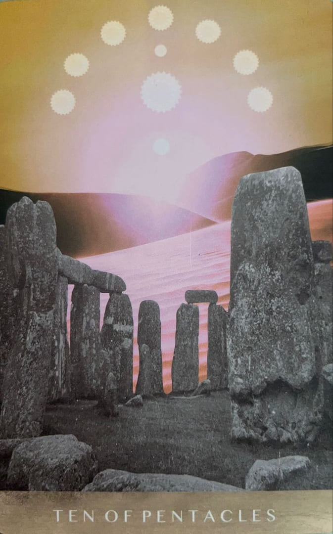 Diez de Oros — The Moonchild Tarot